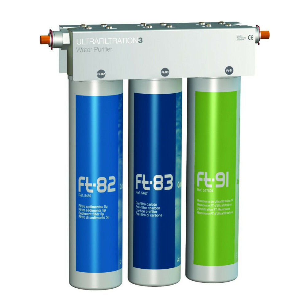 ULTRA FILTRATION system of water with active carbon AORA FT-LINE 3