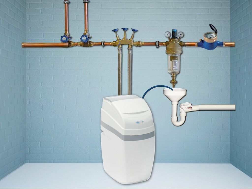 Innovative and creative WaterMark 30 water softening system.