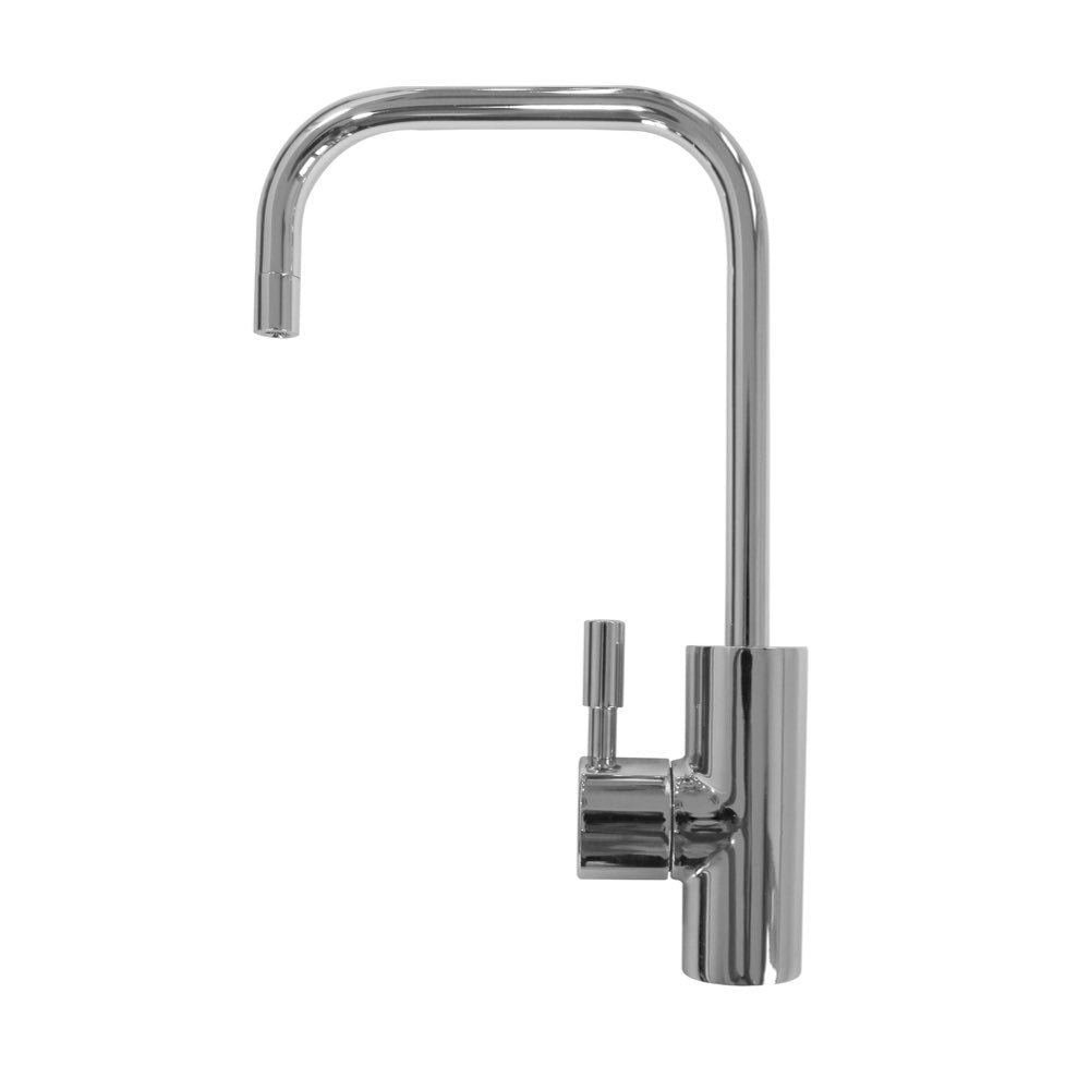Baterie pentru filtru de apa cu o singură cale COPENHAGUE, înălțime de doar 19 cm.