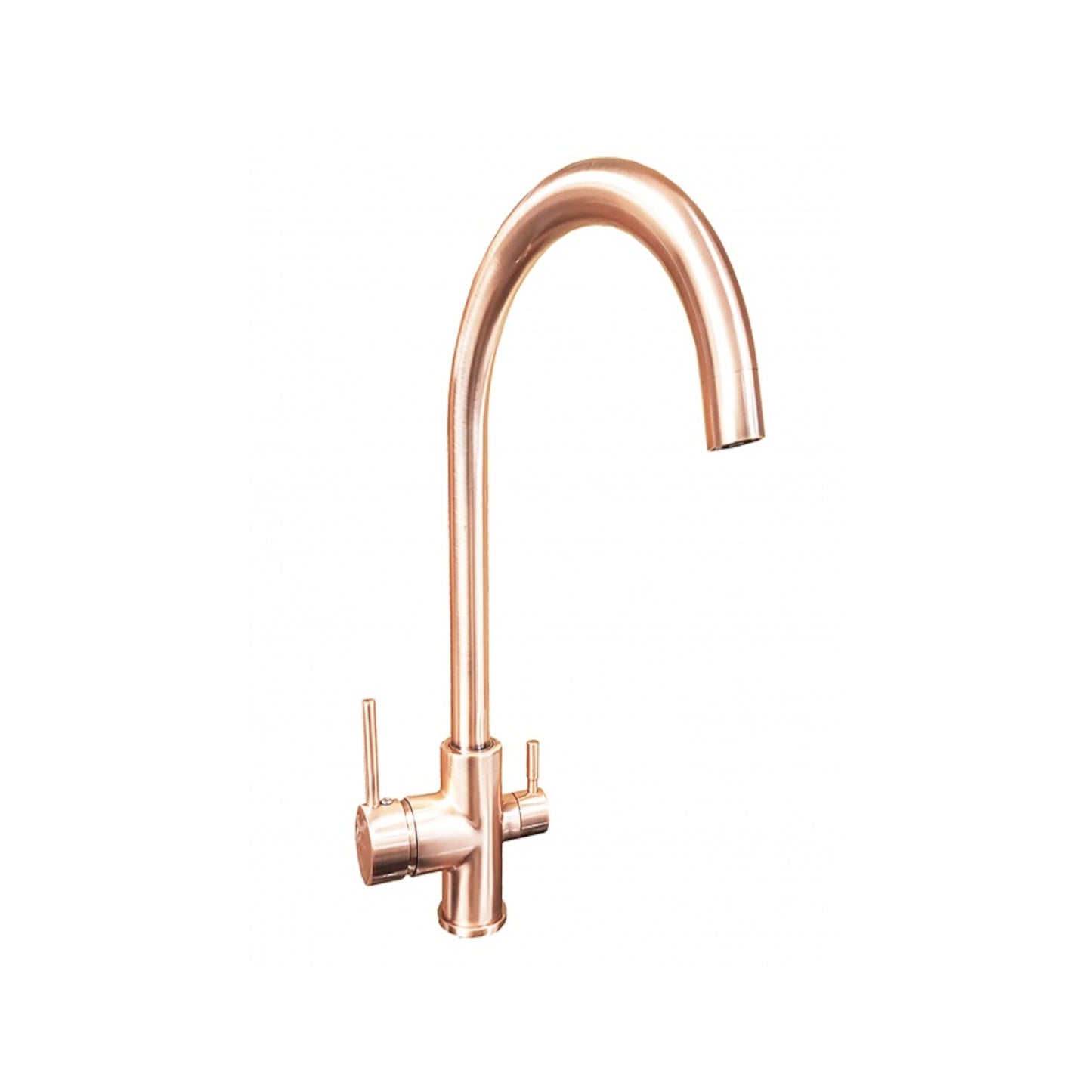 Robinet cu 3 cai pentru filtru cu osmoza inversa RAINBOW, cu aspect de cupru
