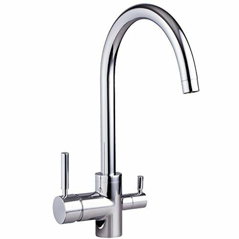 Robinet cu 3 cai pentru filtru cu osmoza inversa RAINBOW, cu aspect de cupru