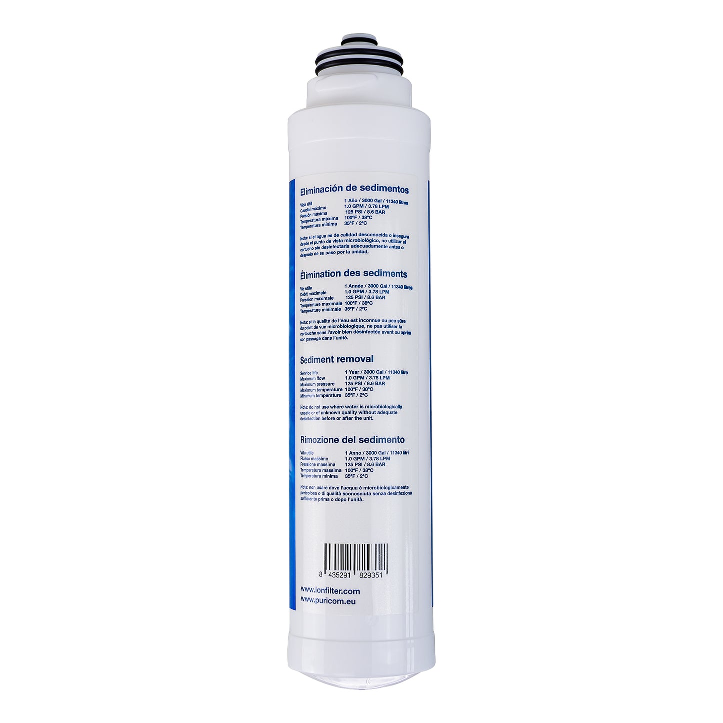 ULTRA FILTRATION system of water with active carbon AORA FT-LINE 3