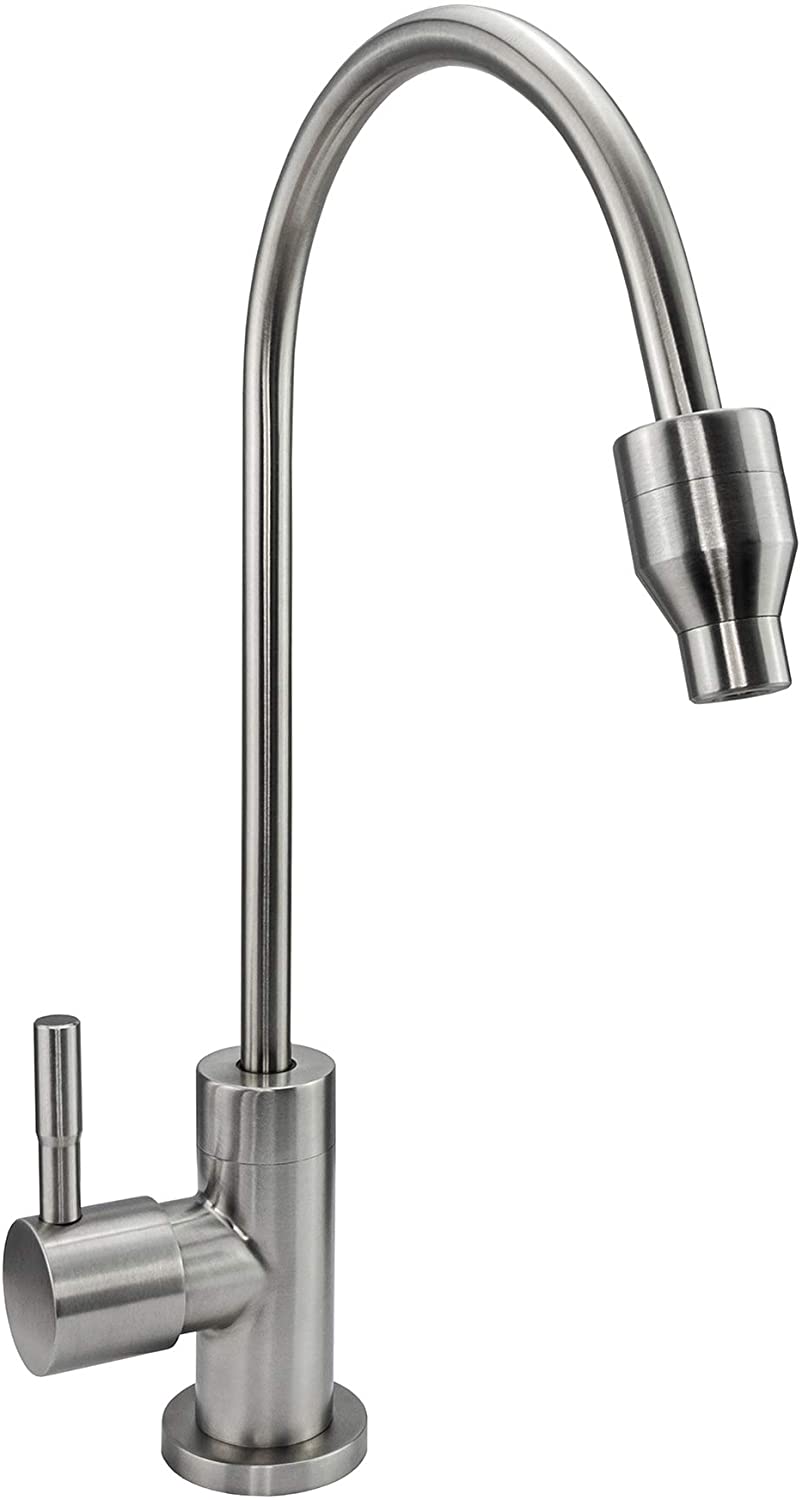 CIARA Stainless Steel Single Way Water Faucet with Reverse Osmosis Whirlpool and Water Filters