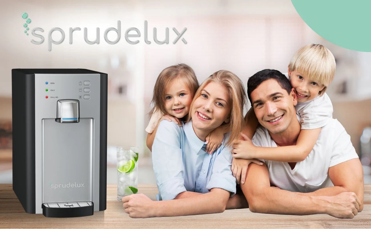 SPRUDELUX BLUE DIAMOND 1.0 Carbonated Water System with Filter System Included - Countertop Mount