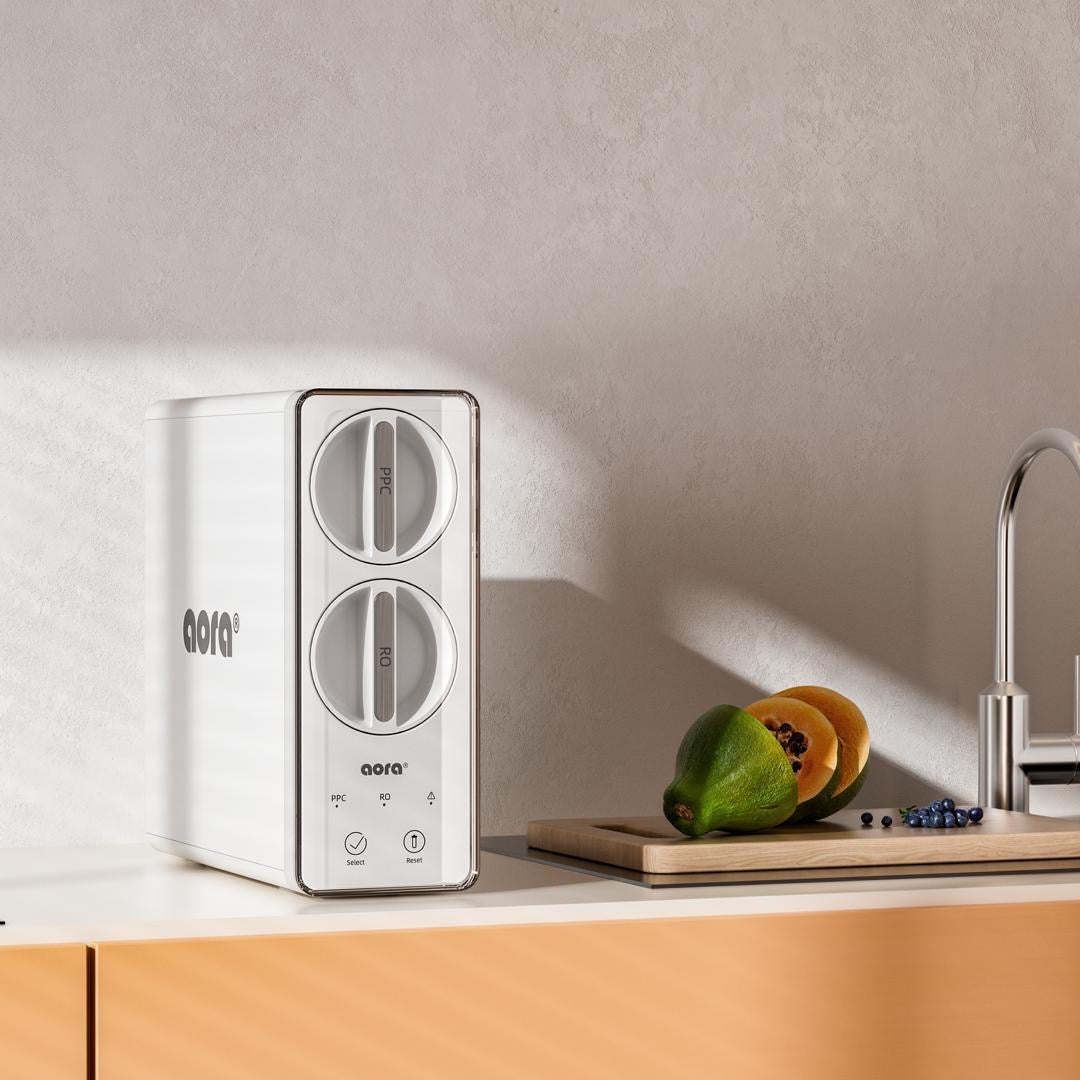 AORA GT600 - Sistem de osmoză inversă Direct Flow – Filtrare în 8 trepte, montare sub blat, fără rezervor