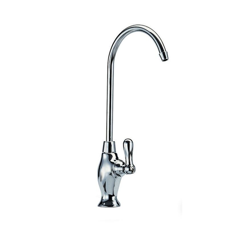 Water faucet for filter with one way OSLO, Chrome.