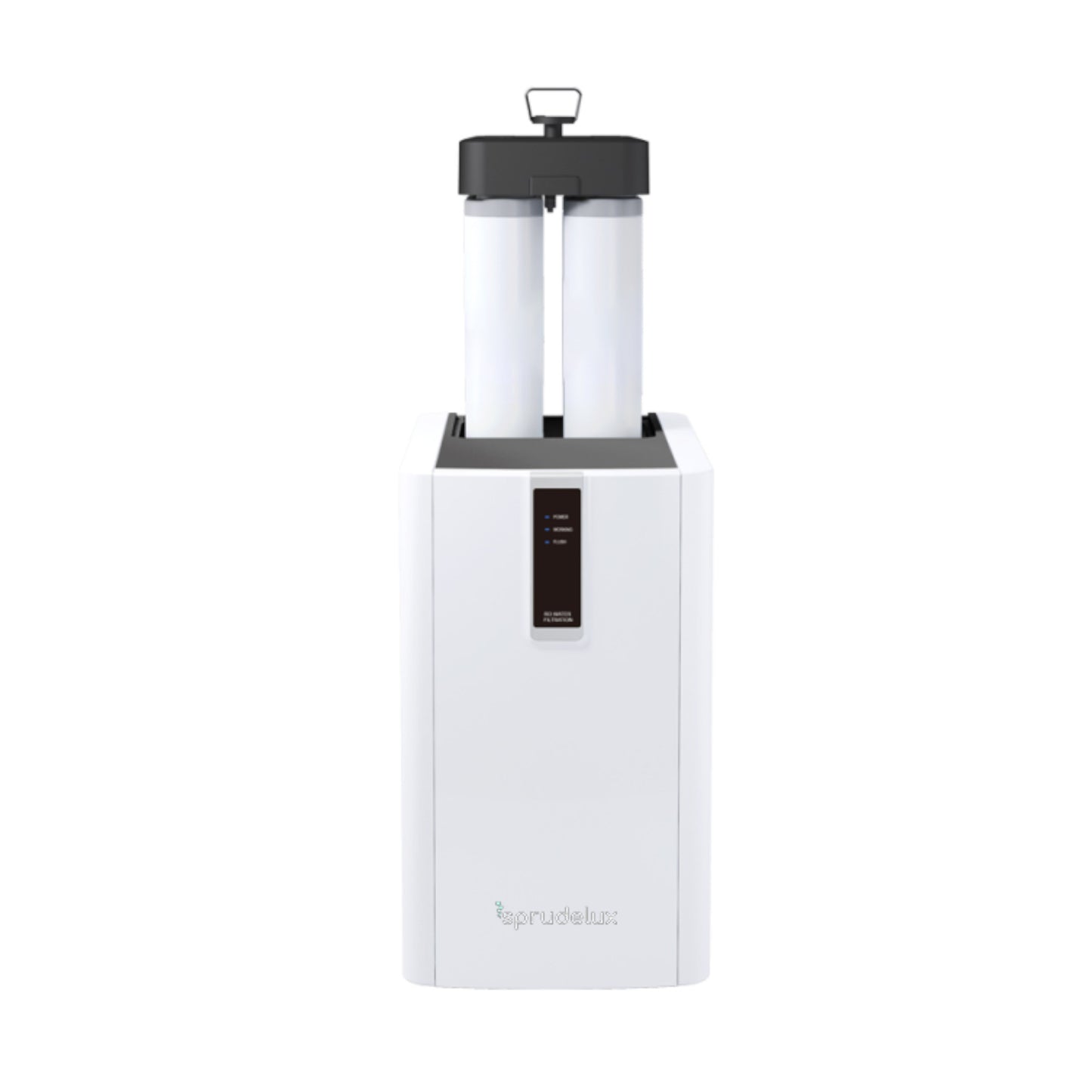 SPRUDELUX DIAMOND RO under-sink water filtration system, reverse osmosis water filtration in 4 stages.