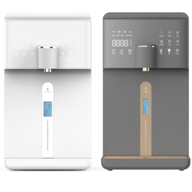 AuRA W23 reverse osmosis water purifier with cooling and hot water function, with hydrogen ionizer, with direct connection to the water network.