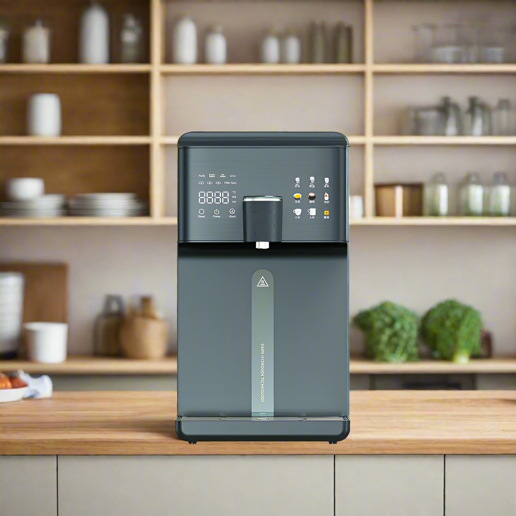 AuRA W23 reverse osmosis water purifier with cooling and hot water function, with hydrogen ionizer, with direct connection to the water network.