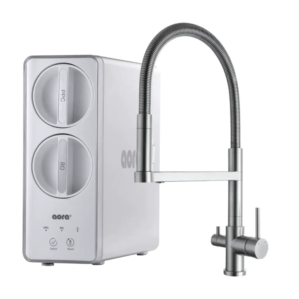 AORA GT600 - Sistem de osmoză inversă Direct Flow – Filtrare în 8 trepte, montare sub blat, fără rezervor