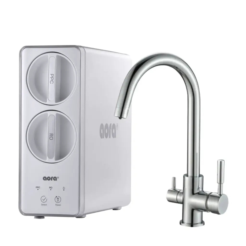 AORA GT600 - Sistem de osmoză inversă Direct Flow – Filtrare în 8 trepte, montare sub blat, fără rezervor