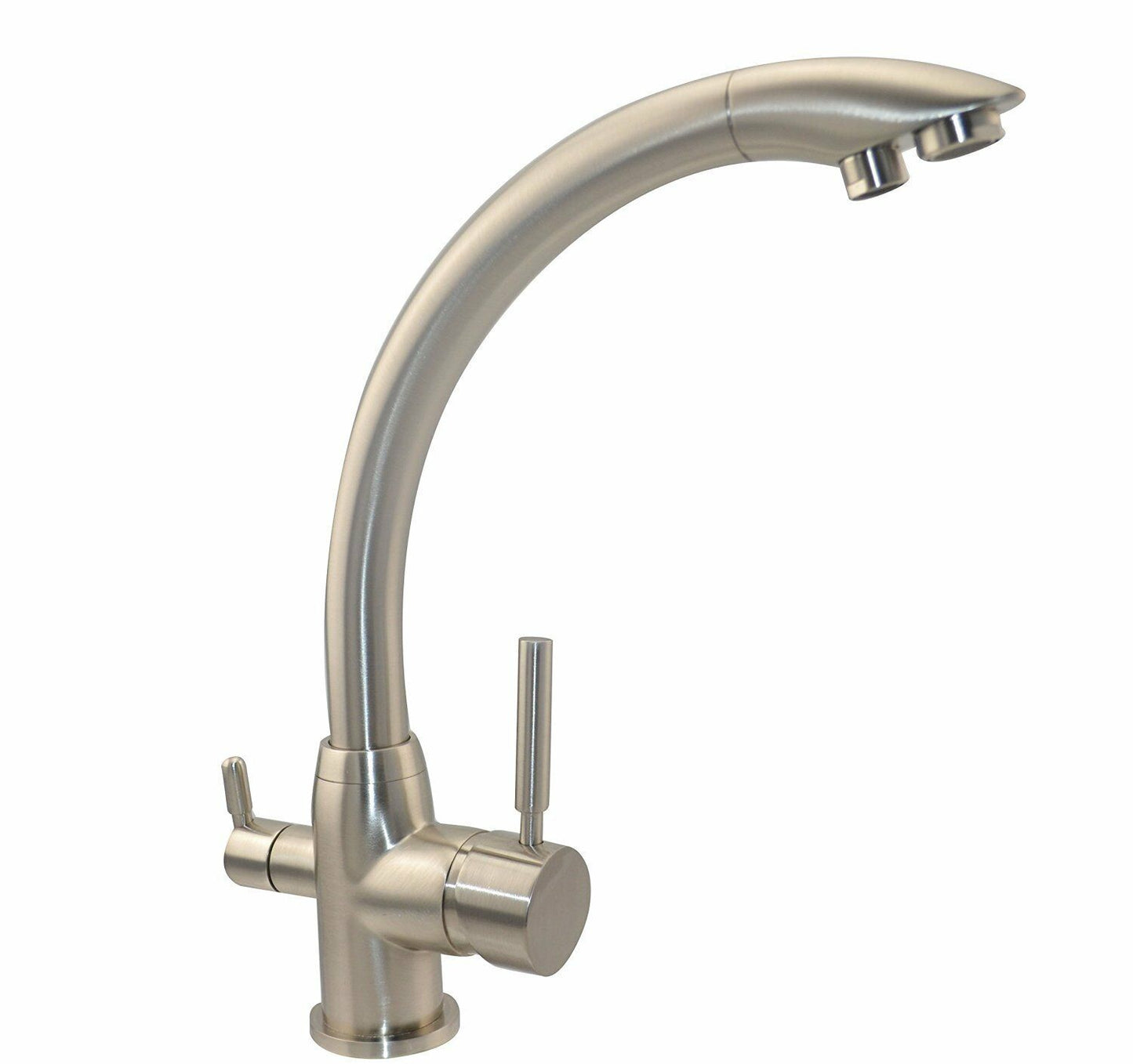 Robinet cu trei căi DELPHIN aspect mat, din oțel inoxidabil, sisteme de osmoza inversa
