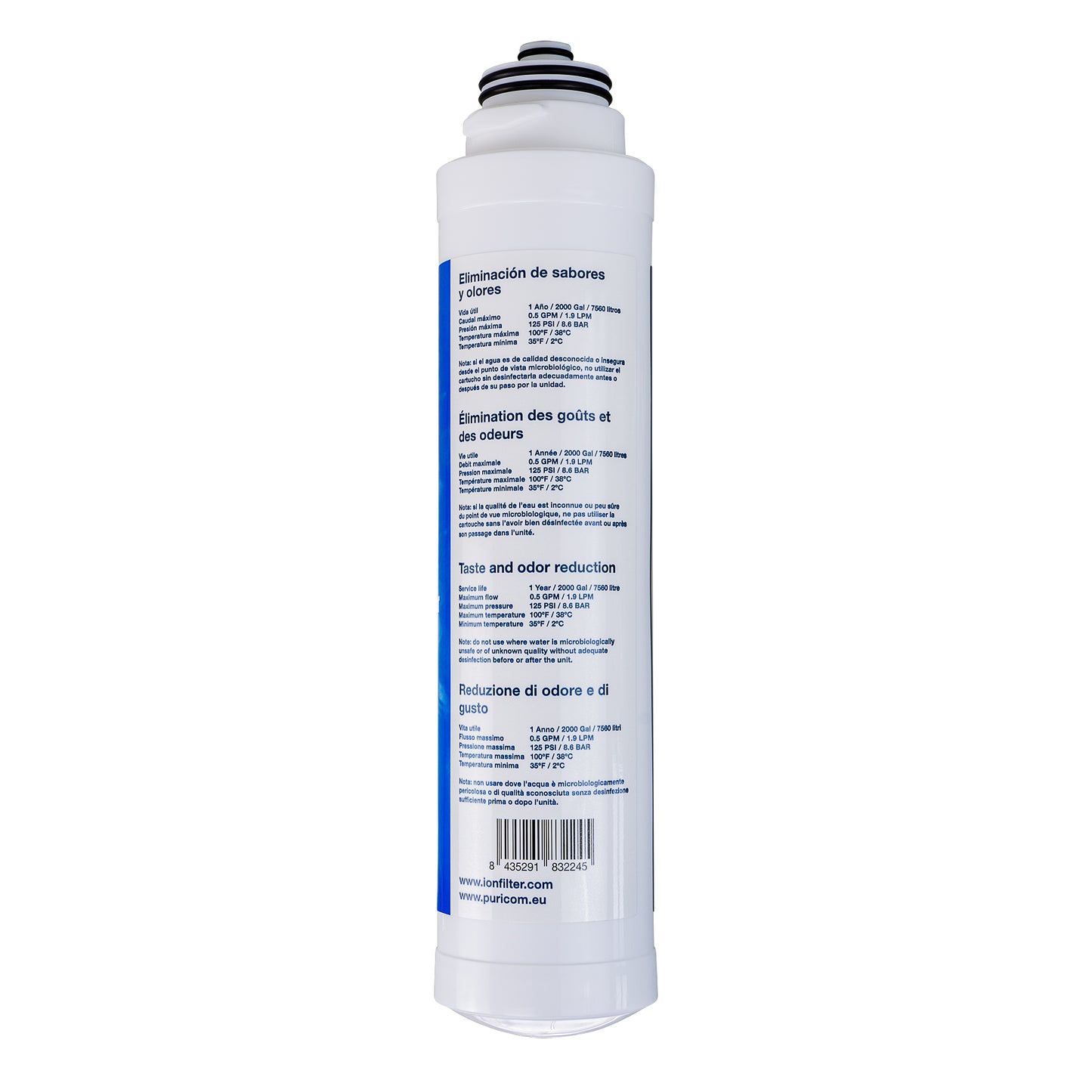 ULTRA FILTRATION system of water with active carbon AORA FT-LINE 3