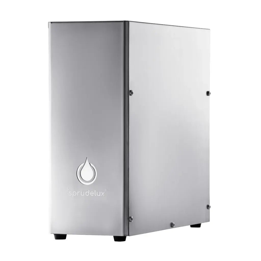 SPRUDELUX® INOX SILENT – Sistem Premium de Apă Rece și Carbogazoasă la Robinet | Apă Minerală cu Carbonatare Intensă | Ultra Silențios | Inox | Fabricat în Italia 🇮🇹