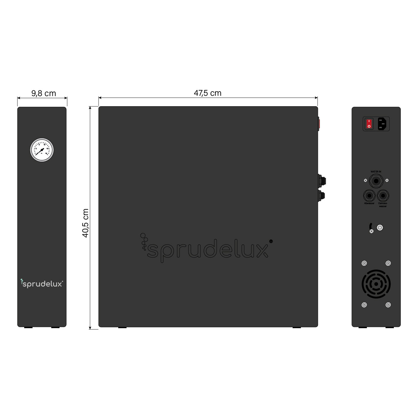 SPRUDELUX® SENNA RO Sistem compact de filtrare a apei prin osmoză inversă cu flux direct.